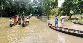 বৃষ্টি আর উজানের ঢলে রাঙামাটির নিম্নাঞ্চল প্লাবিত, বাড়ছে দুর্ভোগ